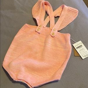 Pink knit romper size 24 months